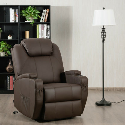 Power Lift Recliner Chair with Massage and Heat for Elderly with Remote Control